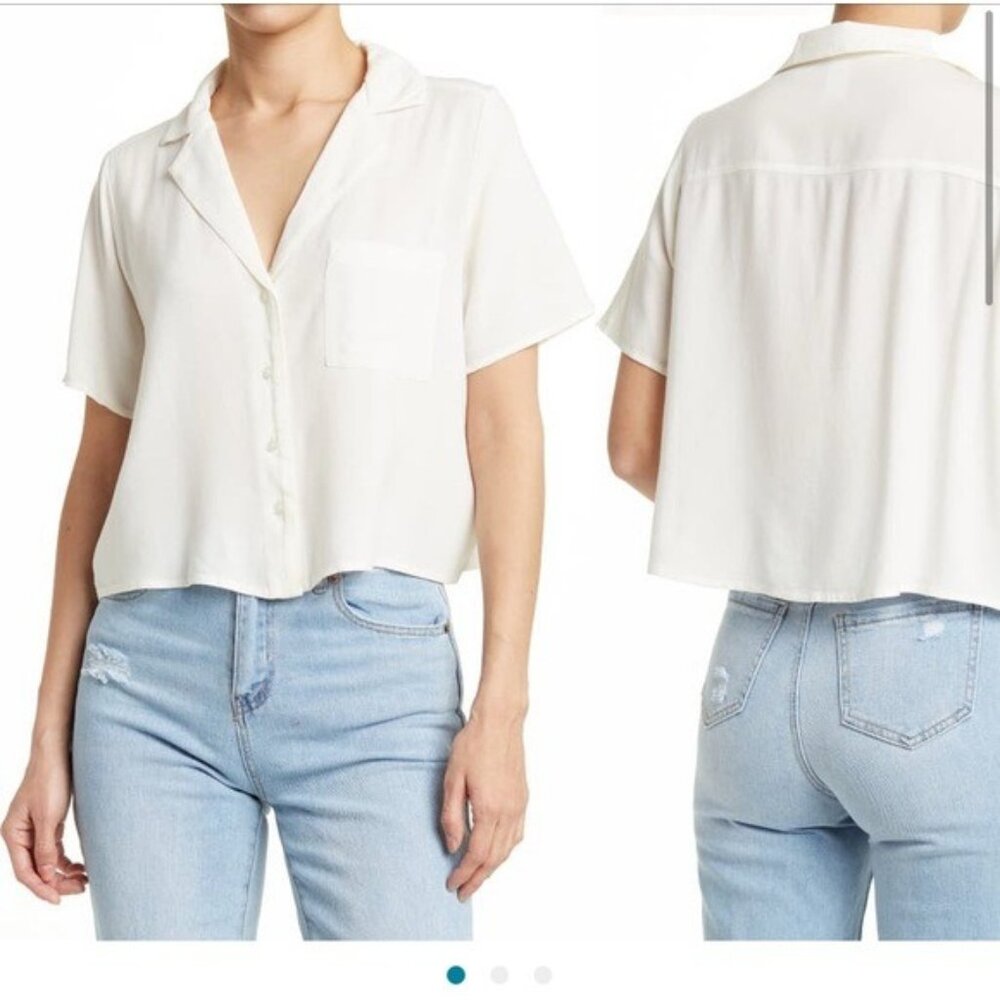 Nordstrom CAMP SHIRT by Abound NWOT